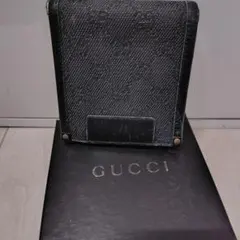GUCCI グッチ 二つ折り財布 ブラックのサムネイル