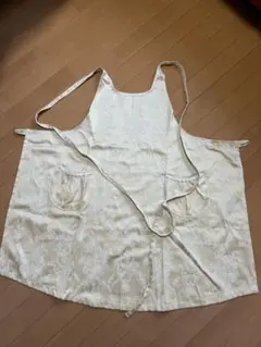 エプロン　ami-bruggeアミブルージュ　レース付エプロン