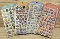 コットンパフィー サンリオキャラクター はぴだんぶい キティ シナモロール 4種