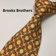 ブルックスブラザーズ　ネクタイ　シルク　総柄　　USA