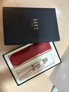 DAKS ピンクボールペン レッドケース付きのサムネイル