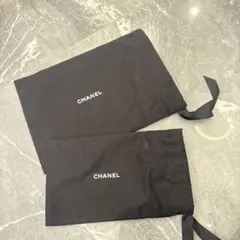 CHANEL ブラック 収納袋 2点セット