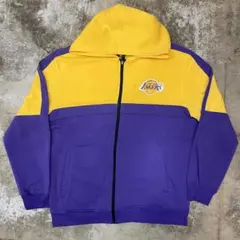 00s LAKBRS ロサンゼルスレイカーズ フルジップパーカー メンズXL