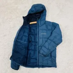 モンベル ネージュダウンパーカ L-R ブルー ゆったりサイズ 完売品