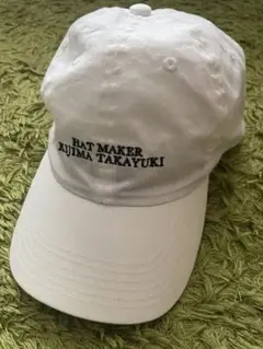 KlJIMA TAKAYUKI 刺繍 ホワイト 白 キャップ