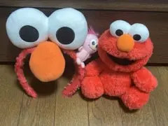 USJ エルモ カチューシャ ぬいぐるみ セット