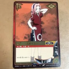 NARUTO 春野サクラ カード 忍-3 バンダイ 2002 初期 巻ノ一ナルト