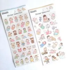 【大人気】セリア デザインシール 赤ちゃん シール帳