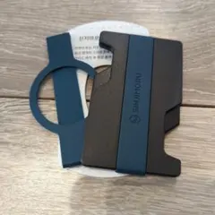 SINJIMORU スマホ カードケース 着脱可能　ネイビー　ブルー