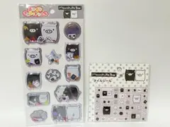 モノクロブー シャカシャカシール タイルシール サンエックス