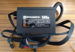玄人志向 KRPW-N500W/85+ 電源ユニット 本体