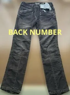 デニムパンツ　バックナンバー　ブラウン　S