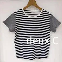 ドゥセー deux C ボーダー 半袖 Tシャツ カットソーのサムネイル