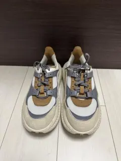 UGG レディース　厚底スニーカー グレー/ベージュ/ホワイト