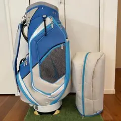 ナイキ スポーツ ライトブルー/グレー カートバッグ ゴルフ キャディバッグ
