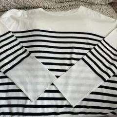 【美品】ストライプ ニット トップス