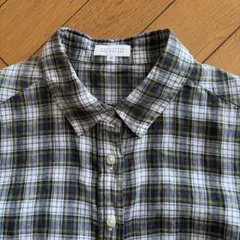 MACKINTOSH マッキントッシュ　麻チェック柄長袖シャツのサムネイル