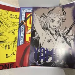 ONE PIECE A4ポスターコレクション3 枚セットワンピース　ヤマト
