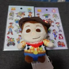 トイ・ストーリー ウッディ ぬいぐるみ マスコット シールセット