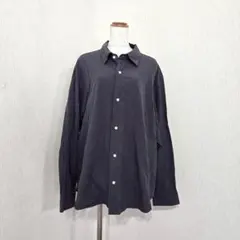 remer コットン100% オーバーサイズシャツ ダークグレー（M）ノームコアのサムネイル
