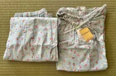 新品タグ付　hydrangea 花柄　パジャマ　綿100％　ナイトウェア M