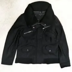 【美品】Theory　セオリー　ブルゾン　ブラック　黒　2　レディース