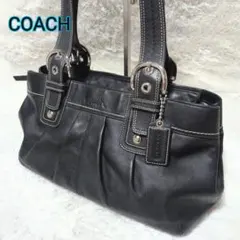 ［良品］コーチ ショルダーバッグ レザー F13732