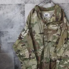 米軍実物マルチカム迷彩ミリタリージャケットカーキM相当2010年代　A75,4