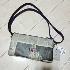 アグリ 美品✨️世界に1つだけの2wayショルダーバッグ日本製