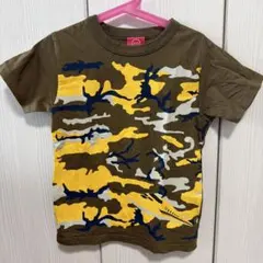 オジコ　ドクターイエロー カモフラ柄 Tシャツ 8A
