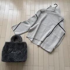 新品⭐︎ 上質なウールニットトップス☆定価２５０００円☆送料込み