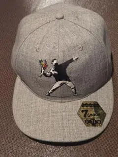 7union バンクシー FLOWER THROWER キャップ 7 3/4のサムネイル
