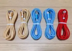 2m-5本　iPhone 充電器 ライトニング ケーブル 純正急速充電