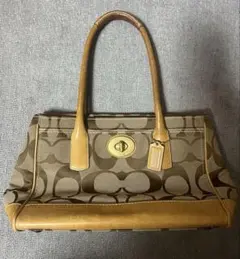 Coach ショルダーバッグ ブラウン/ベージュ