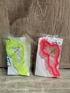 琵琶湖　キーホルダー　白鳥　近江牛
