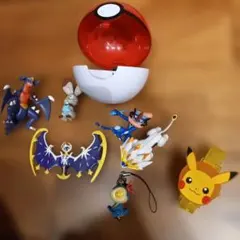 ポケモン フィギュアセット ライト付きピカチュウ腕時計　8点セット