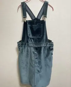 FOREVER 21 ベロア サロペット スカート Lのサムネイル