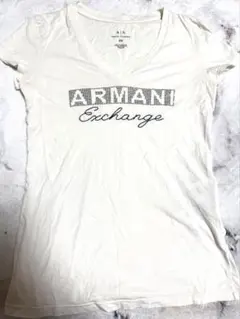 ARMANI EXCHANGE ラインストーンロゴ Tシャツのサムネイル