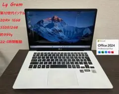 10世代)LG gram /16G /512Gb /Win11 /office2