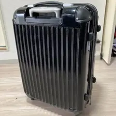 ブラック ストライプ キャリーケース