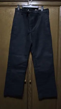 FRANK LEDER　旧ジャーマンレザー　パンツ　ブラック　サイズSのサムネイル