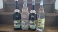 日南娘　白麹、黒麹2009、無濾過2019、コナイシン　 一升瓶４本のサムネイル