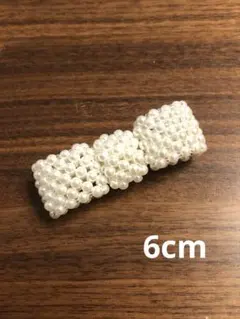 パールバレッタ　リボン