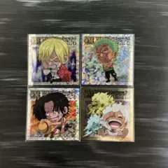 ワンピース ウエハース シール 開封済み 4枚セット ワケあり