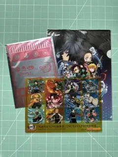 鬼滅の刃　クリアファイルなど3点セット