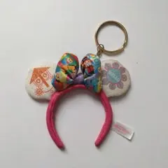 ミニーマウス風キーホルダー