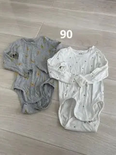 ❇︎H&M❇︎ベビー肌着 2点セット グレー・ホワイト