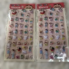 分売不可！セリア　クレヨンしんちゃん ステッカー 2シート