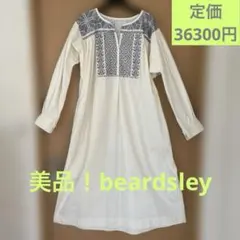 新品 BEARDSLEY フラワーカットワークパネル刺しゅうワンピ - メルカリ