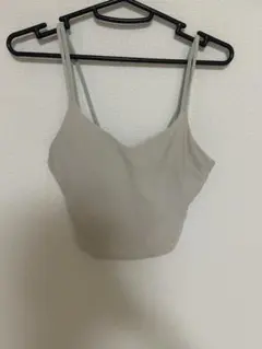 ベージュ スリムフィット ヨガウェア Mサイズ